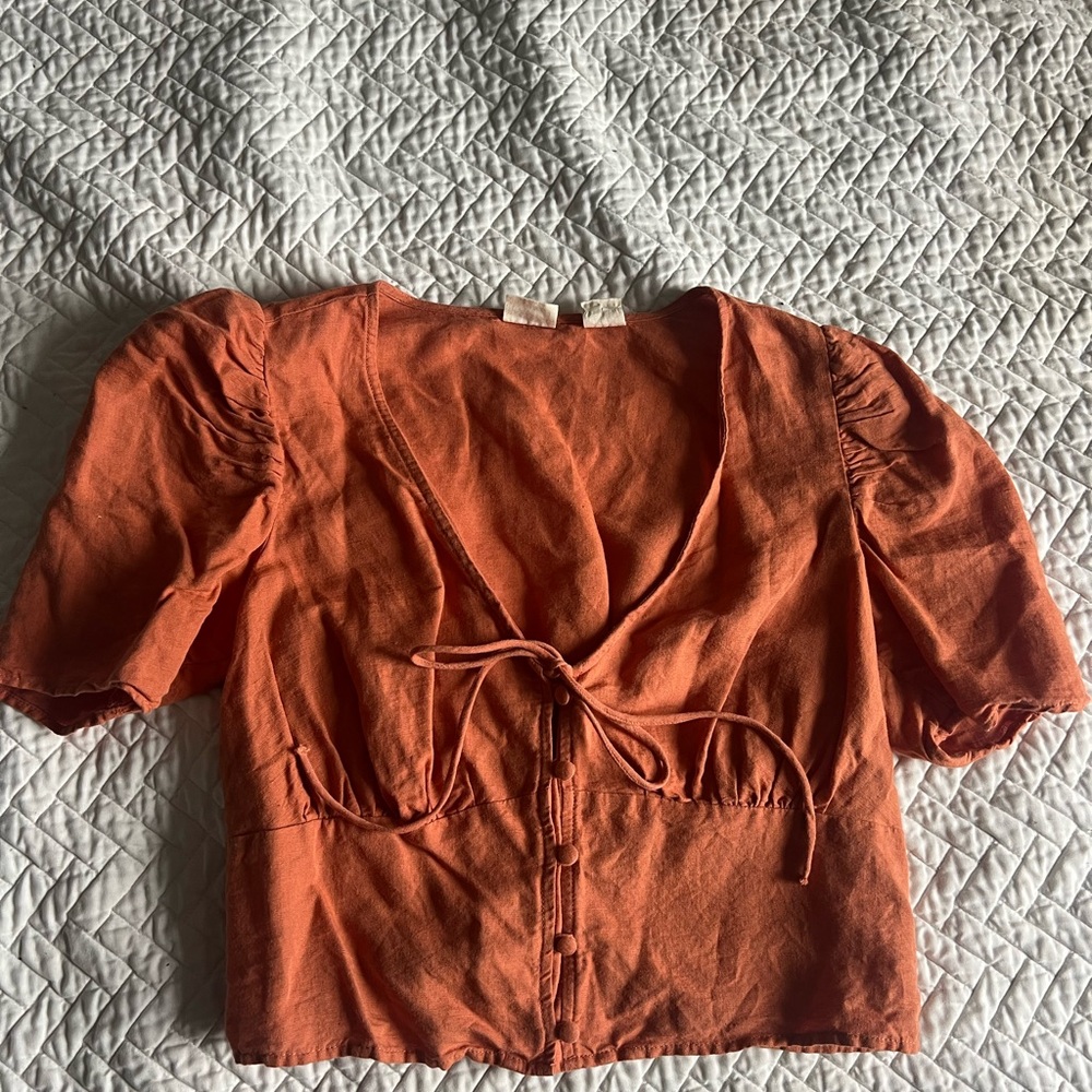 Rust Orange Women's Top